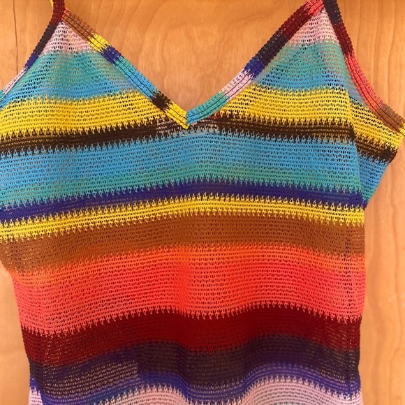 Colorful Mesh Bodysuit - Picture 2 of 3